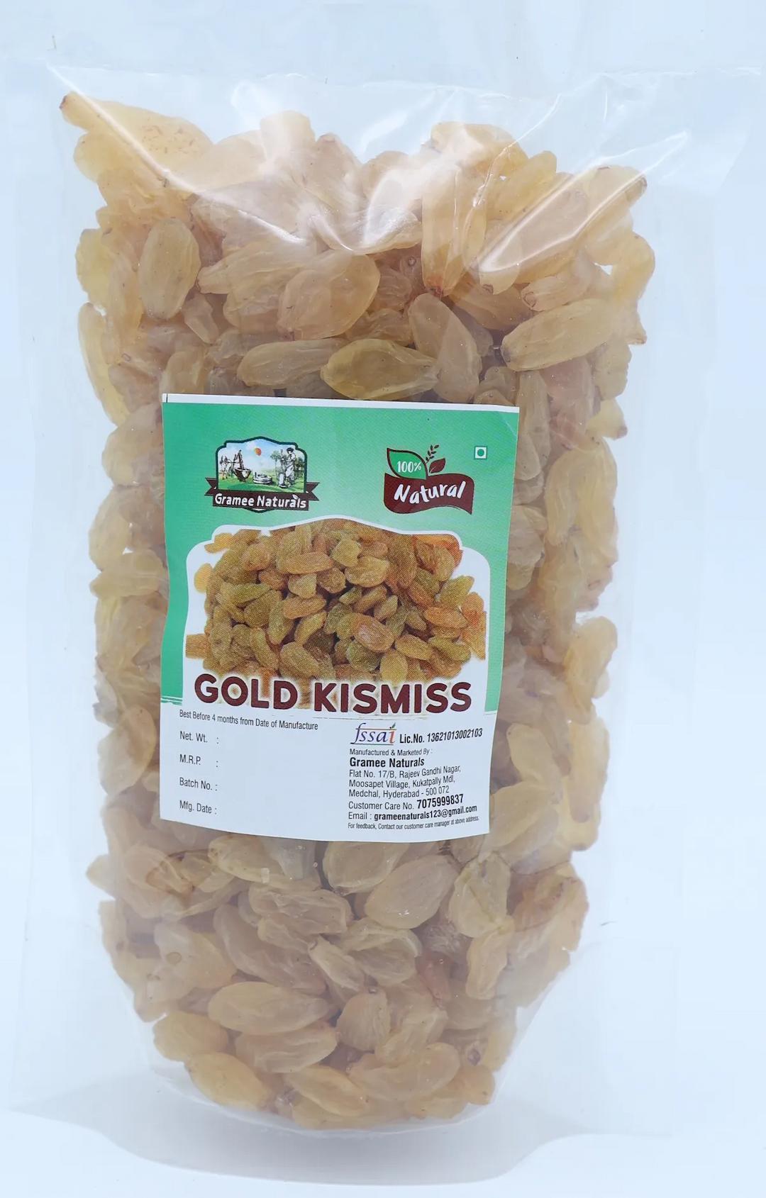 GOLD KISMISS 250 GMS