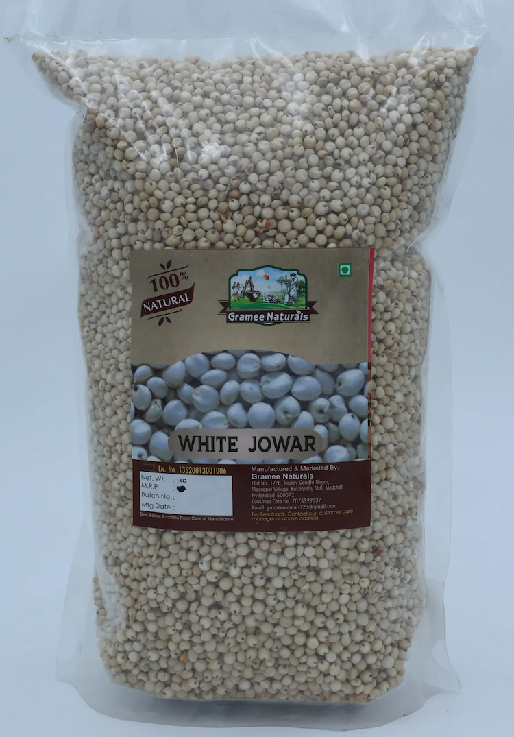 WHITE JOWAR 500 GMS